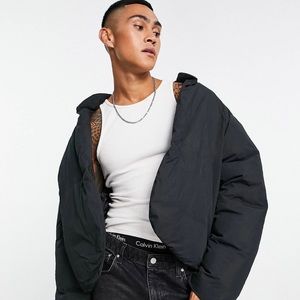 Men’s XL Black Harness Puffer Jacket